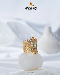 Crown Ring-8290 White - Zeesy Jewellery