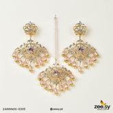 Sunflower Earrings-0305 Pink - Zeesy Jewellery