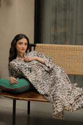 Everywear by Qariney Stitched 2 Piece Collection'2025-Sage Green