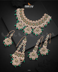 Panoramic Necklace Golden Green - Zeesy Jewellery