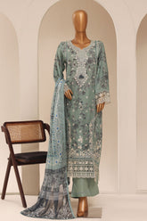 Signature By Sada Bahar Stitched 3 Piece Festive Emb Lawn Limited Edition Suit-EMB-1183-MINT