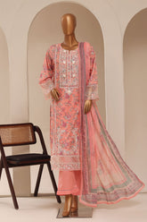 Signature By Sada Bahar Stitched 3 Piece Festive Emb Lawn Limited Edition Suit-EMB-1184-PINK