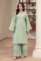 Flutterby Stitched 2 Piece Cotton Satin Winter Collection'2025-Eliza-lg