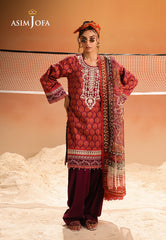 Rhapsody By Asim Jofa Unstitched 3 Piece Summer Collection'2025 Ajubu-26