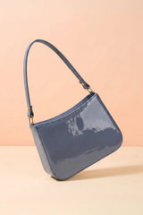 Fineur Shoulder Bag Shiny Crush - Gray