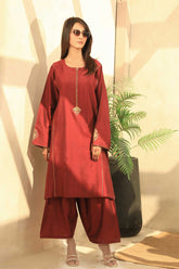 Najia Zia Stitched 2 Piece Festive Collection'2025-Bold