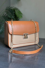 Fineur Bella Chain Shoulder Bag - Mustard