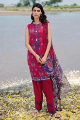 M Basics By Maria B Unstitched 3 Piece Emb Lawn Eid 2 Suit-D-12-B