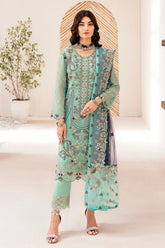 Rangoon By Ramsha Unstitched 3 Piece Luxury Emb Chiffon Vol-12 Suit-D-1207