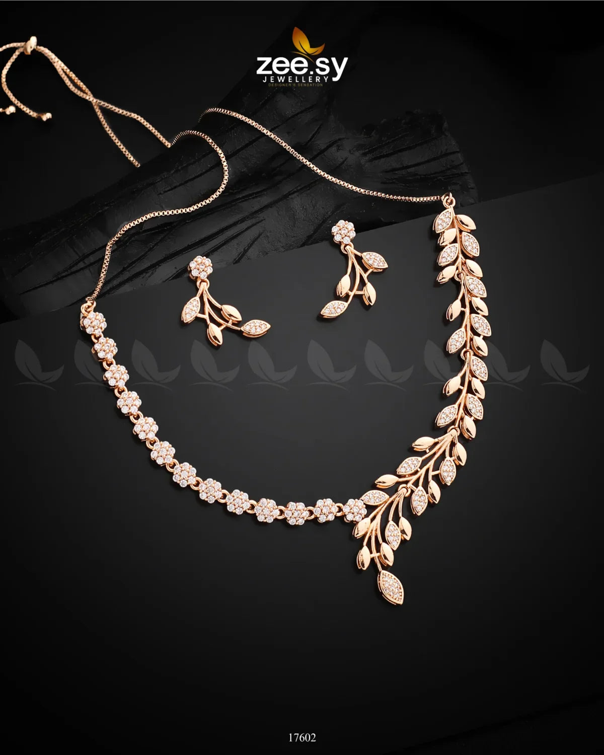 Affinity Necklace Golden - Zeesy Jewellery