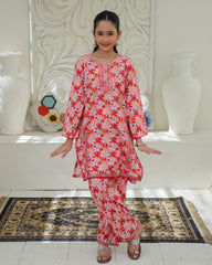 Khanak Stitched Kids-Blush Pink 2Pcs Co Ord Set KST 200