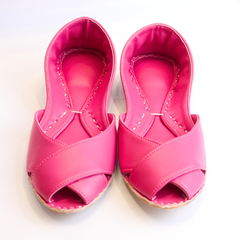 On Your Feets Peshawari Khussa-Dark Pink