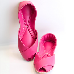 On Your Feets Peshawari Khussa-Dark Pink