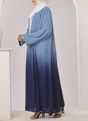 Hijab Ul Hareem Two Tone Navy Blue Gradient - 0122-R-1016