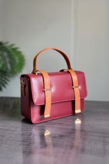 Fineur Handbag Melora - Burgundy