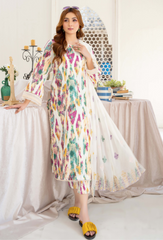 Ziva By Humdum Stitched 3 Piece Printed Lawn Collection'2025-D01