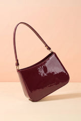 Fineur Shoulder Bag Shiny Crush - Maroon
