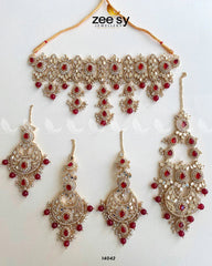 Annie's Bridal Set Red - Zeesy Jewellery