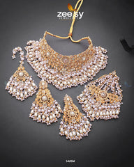 Luminescent Bridal set Pearl - Zeesy Jewellery