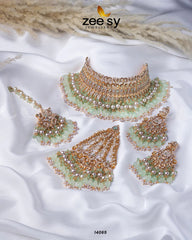 Spark Bridal Set Mint Green - Zeesy Jewellery