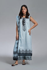 The Affordables By Mariam Malik Unstitched 3 Piece Digital Printed Lawn Collection'2025-Azure Noir