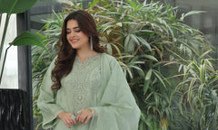 Dressline Neva Stitched 3 Piece Emb Luxury Organza Collection