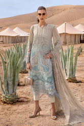 Voyage A'Luxe By Maria B Unstitched 3 Piece Lawn Suit-ML-2515-B