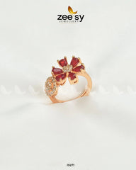 Worthy Ring Red - Zeesy Jewellery