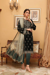 Dressline Unstitched 3 Pc Emb Luxury Velvet Collection