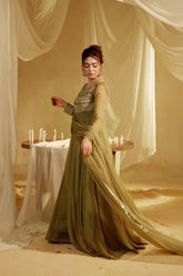 Gulab By Haniumaimaz Stitched 2 Piece Formals Suit-EZRA
