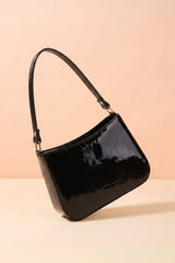 Fineur Shoulder Bag Shiny Crush - Black