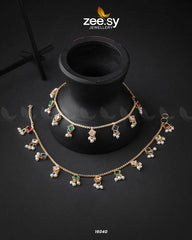 Cubic Anklets Multi - Zeesy Jewellery