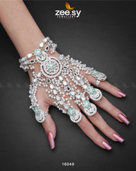 Phool Hath Accessories Silver Mint Green - Zeesy Jewellery