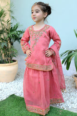 Nazakat By Khanak 2025-Cotton Candy Pink Lehenga KL 008