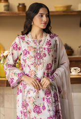 Senora By Humdum Unstitched 3 Piece Emb Printed Lawn Collection'2025-D-10