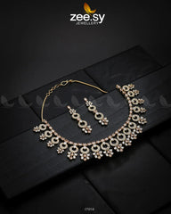 Statement Pieces Necklace Golden Champagne - Zeesy Jewellery