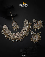 Prismatic Necklace Champagne - Zeesy Jewellery