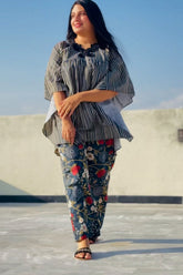 Urban Cut Co-Ord Set ( Two Piece)- COTTON