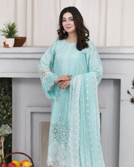 Zeenat By Gulposh Unstitched 3 Piece Lawn Collection'2025-01