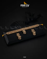 Egyptian Choker Necklace Golden Champagne - Zeesy Jewellery