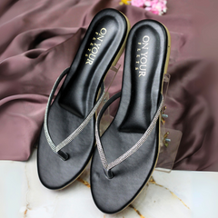 On Your Feets Casual Slipper-kiara (Black)