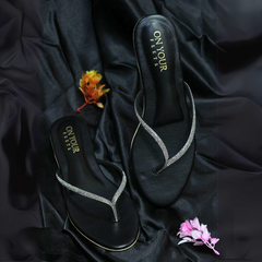 On Your Feets Casual Slipper-kiara (Black)