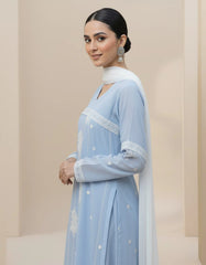 Urban Cut 1 Piece Embroidred Chiffon Kurta ( Lined )
