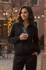 Urban Cut Cotton Fleece Jogger Pant Black 1 Piece