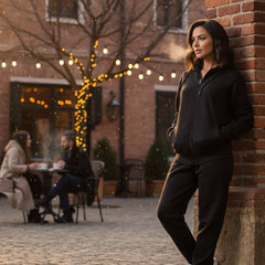 Urban Cut Cotton Fleece Jogger Pant Black 1 Piece