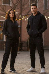 Urban Cut Comfy Zipper Hoodie black 1 piece