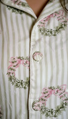Urban Cut Women Pajama Suit Floral Bow Print