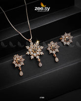 Barocco Necklace Golden Black - Zeesy Jewellery