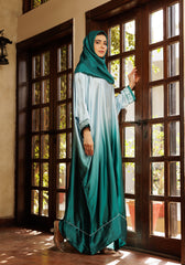Hijabi.Pk Silk Tie Dye Abaya | Serene Threads