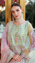 Zeenat Vol 23 By Zebtan Unstitched 3 Piece Luxury Formals Suit-ZN-06| Zeenat Vol 23